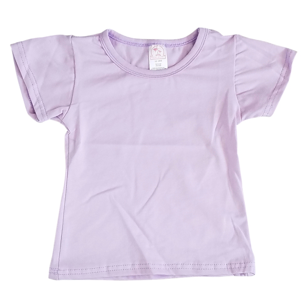 Classic Short Sleeve T-Shirt - LAVENDER - CLOSEOUT