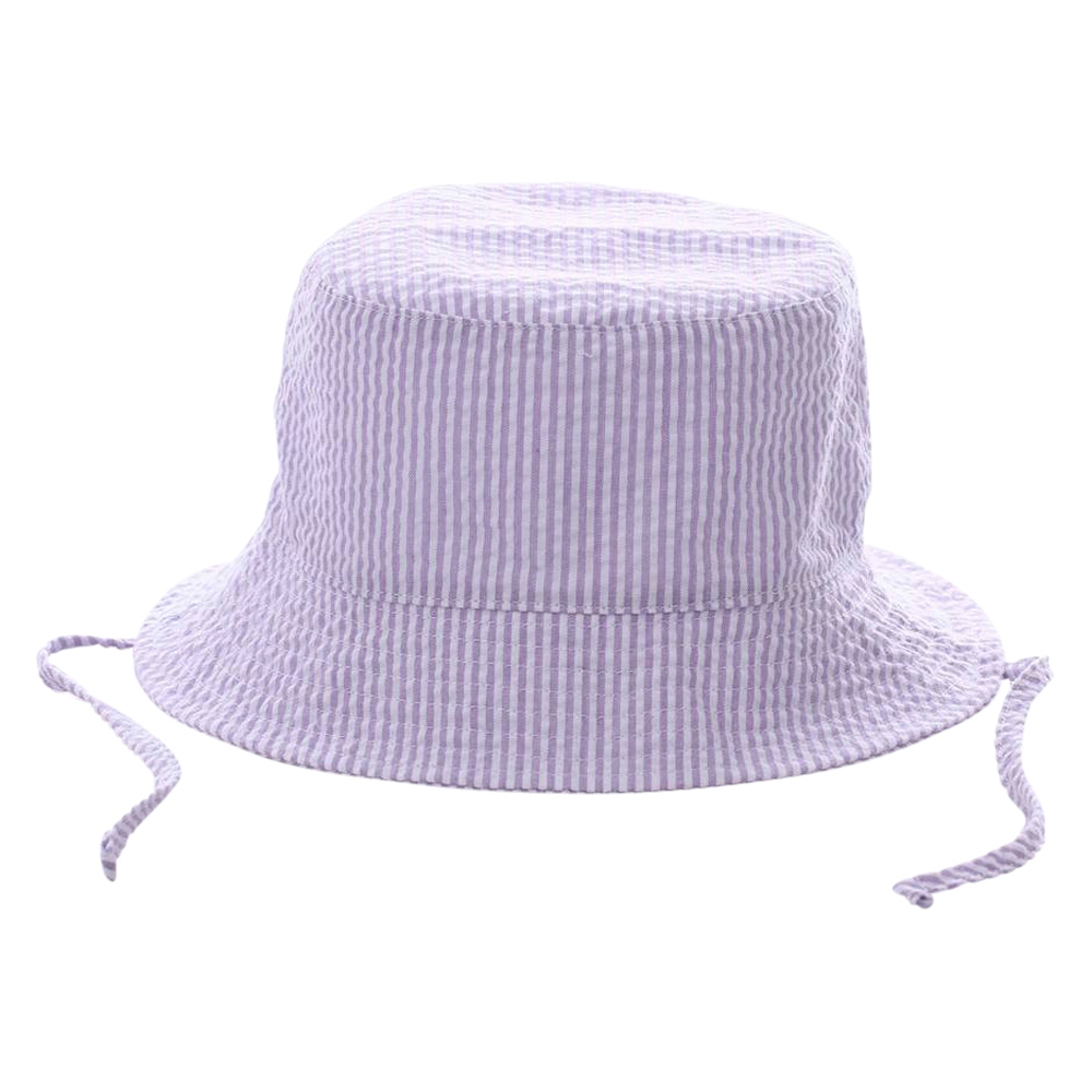 The Coral Palms® Seersucker Toddler Bucket Hat - LAVENDER - CLOSEOUT