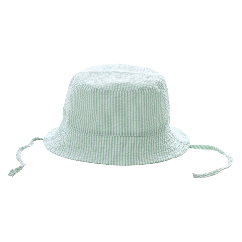 The Coral Palms® Seersucker Toddler Bucket Hat - LIME - CLOSEOUT