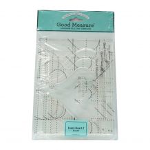 Every Heart 2 - Set of 3 Good Measure Longarm Quilting Template Rulers by Amanda Murphy