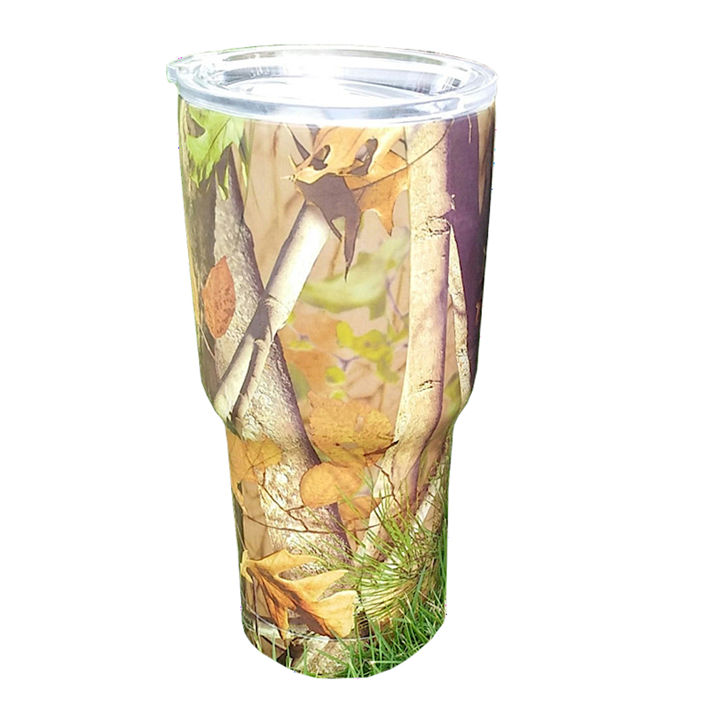 Camo Print 30oz Double Wall Stainless Steel Super Tumbler - DAWN