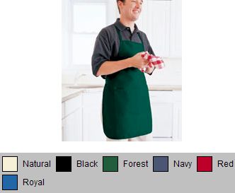 Toppers 28 inch Two-Pocket Apron Embroidery Blanks
