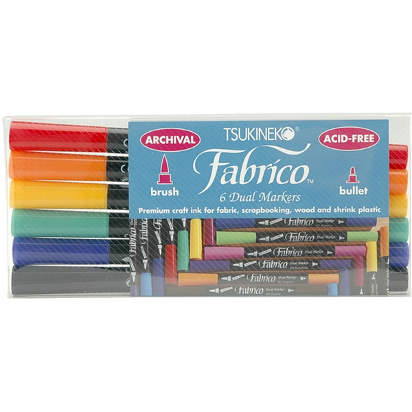 Fabrico Dual Tip Fabric Markers Standard