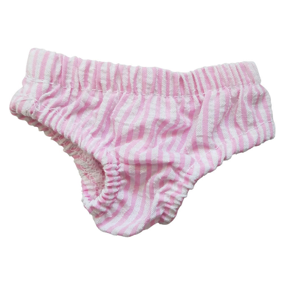 Seersucker Diaper Cover for 18" Dolls - LIGHT PINK - CLOSEOUT