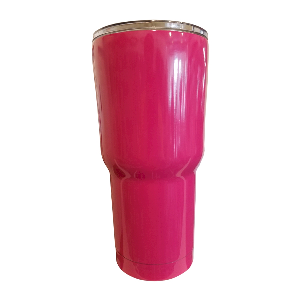 30oz Double Wall Stainless Steel Super Tumbler - HOT PINK - CLOSEOUT