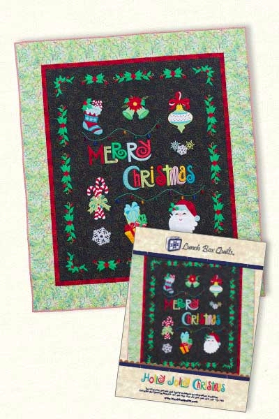 Holly Jolly Christmas Embroidery Designs by Lunch Box Quilts