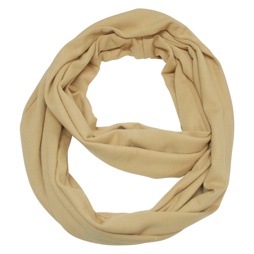 Soft & Cozy Infinity Scarf Embroidery Blanks - CAMEL - CLOSEOUT