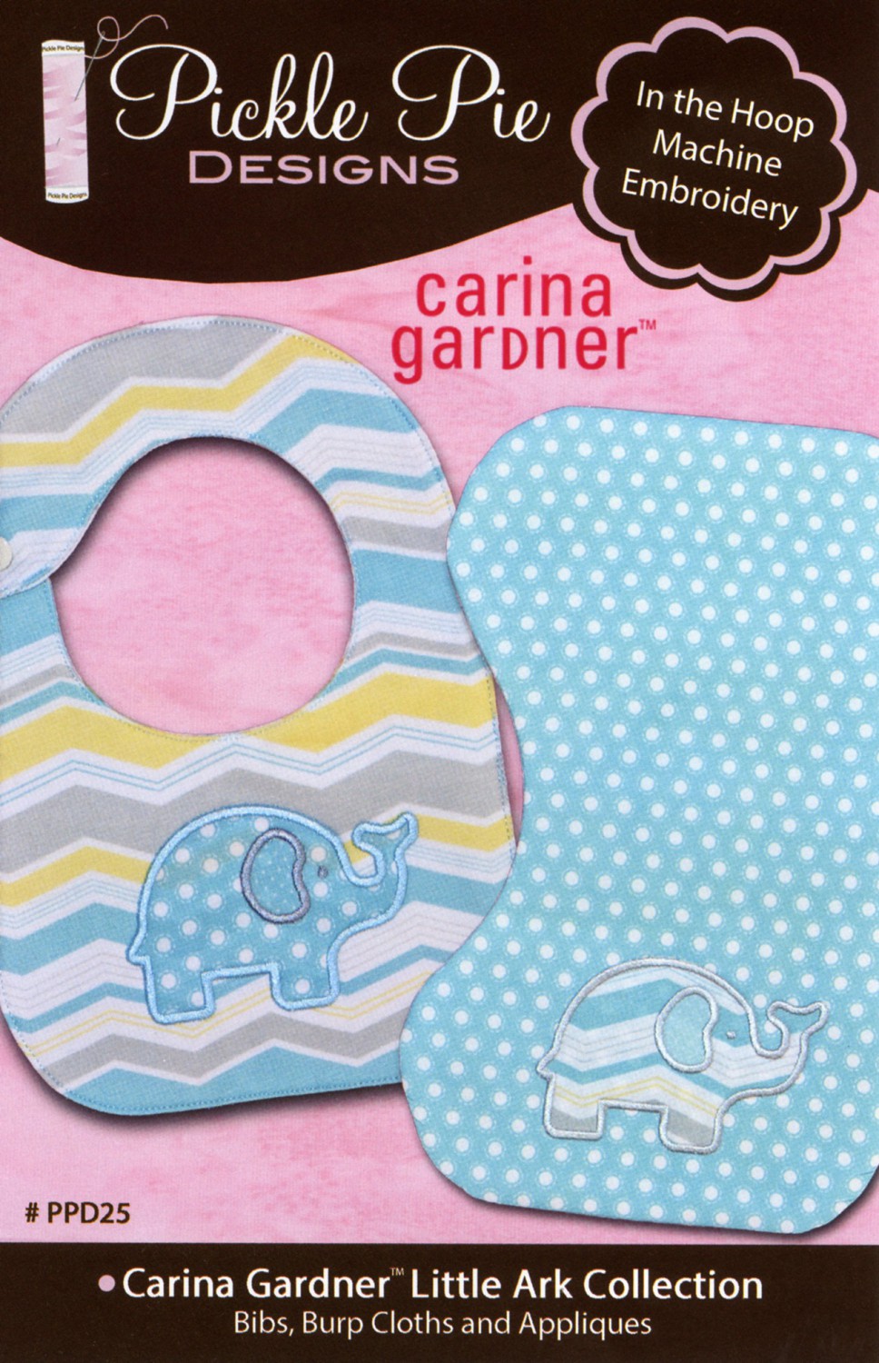 Carina Gardner Little Ark Collection Embroidery Designs on CD-ROM by Pickle Pie Designs