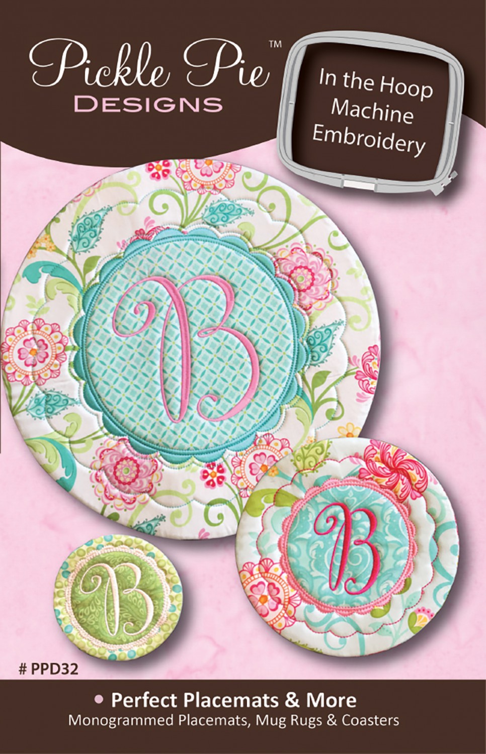 Perfect Placemats & More Collection Embroidery Designs on CD-ROM by Pickle Pie Designs