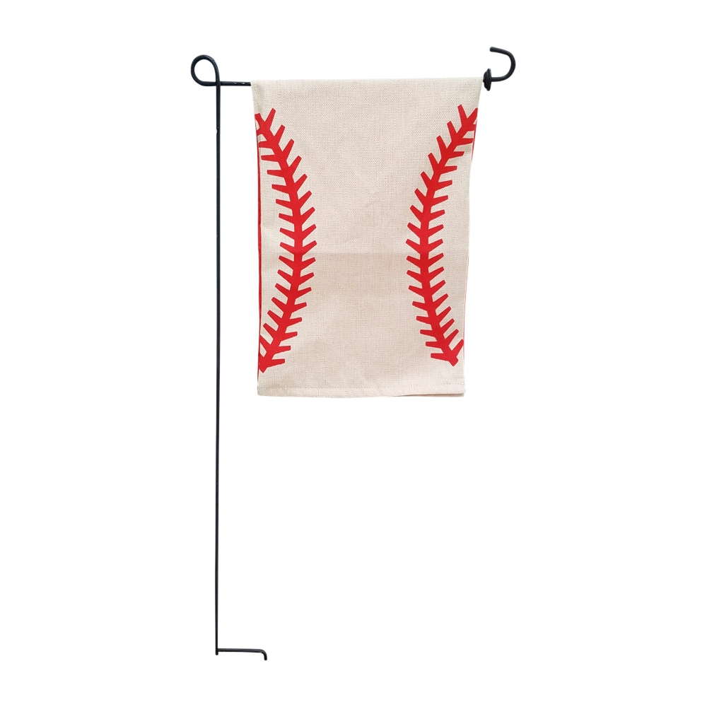 The Coral Palms® EasyStitch 2-Sided Garden Banner Flag - BASEBALL - CLOSEOUT