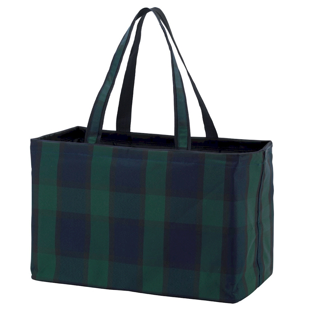 Ultimate Tote Embroidery Blank - PLAID - CLOSEOUT