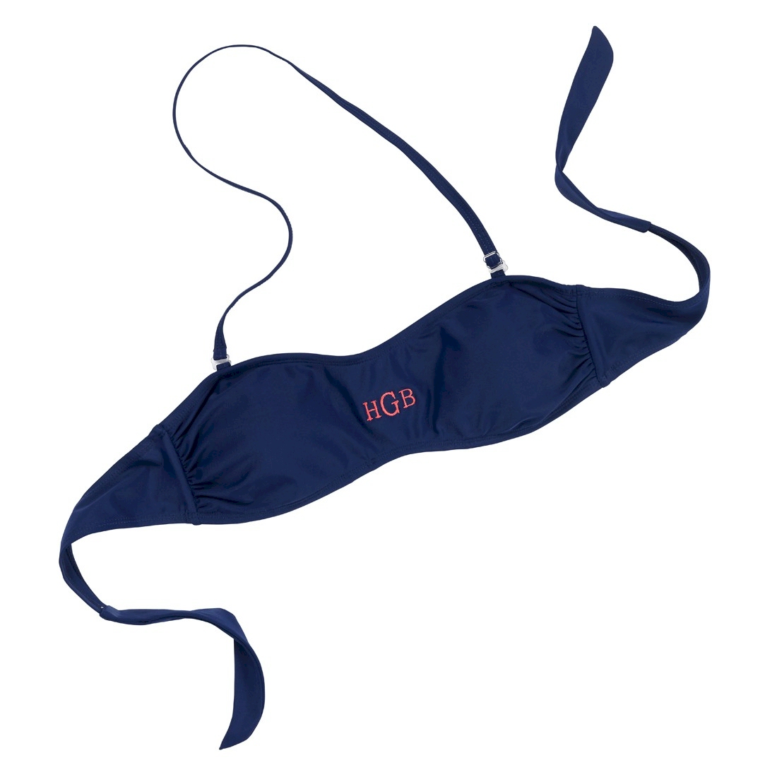 Swim Bandeau Bikini Top - NAVY - CLOSEOUT