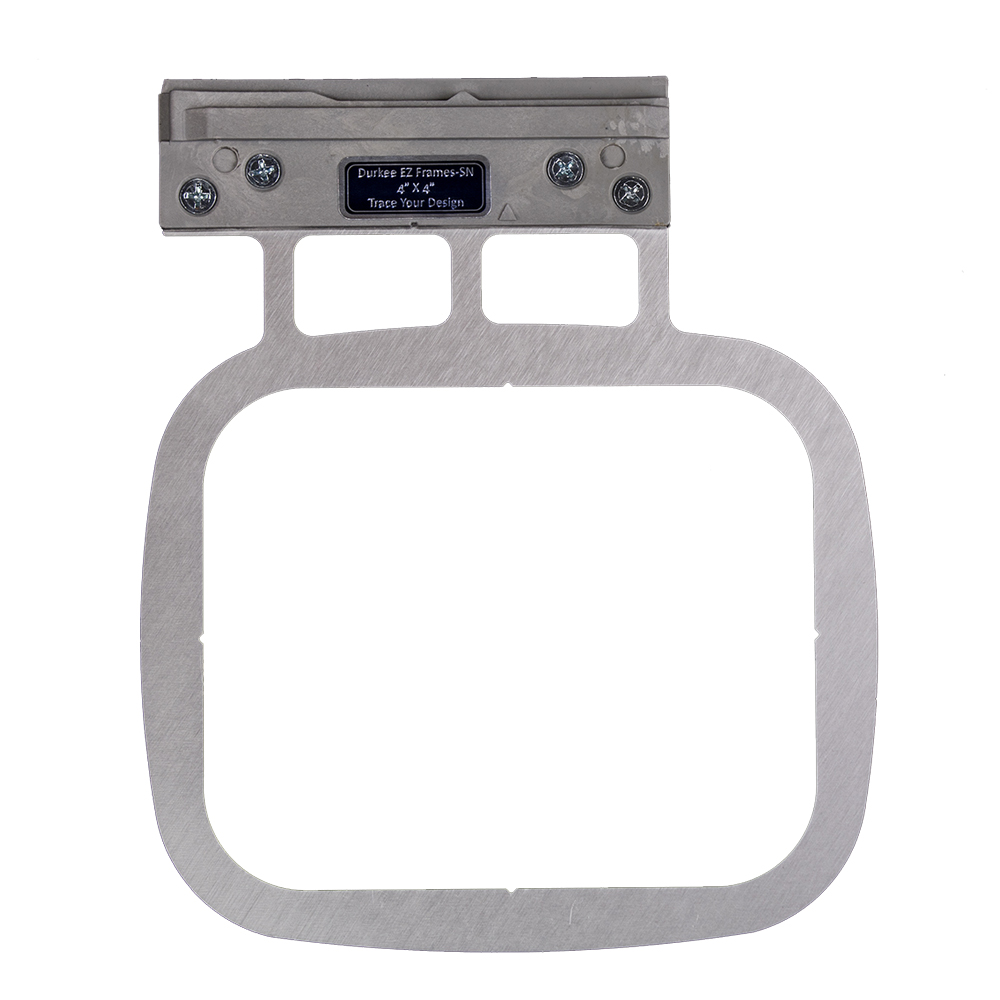 Durkee Hoops - Single Needle EZ Frame 4" x 4" (Sewing Field) Individual Frame for Brother & Baby Lock Machines