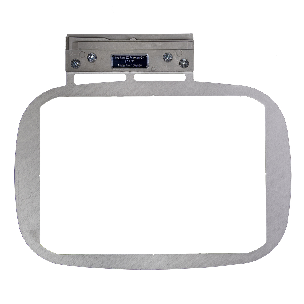 Durkee Hoops - Single Needle EZ Frame 5" x 7" (Sewing Field) Individual Frame for Brother & Baby Lock Machines