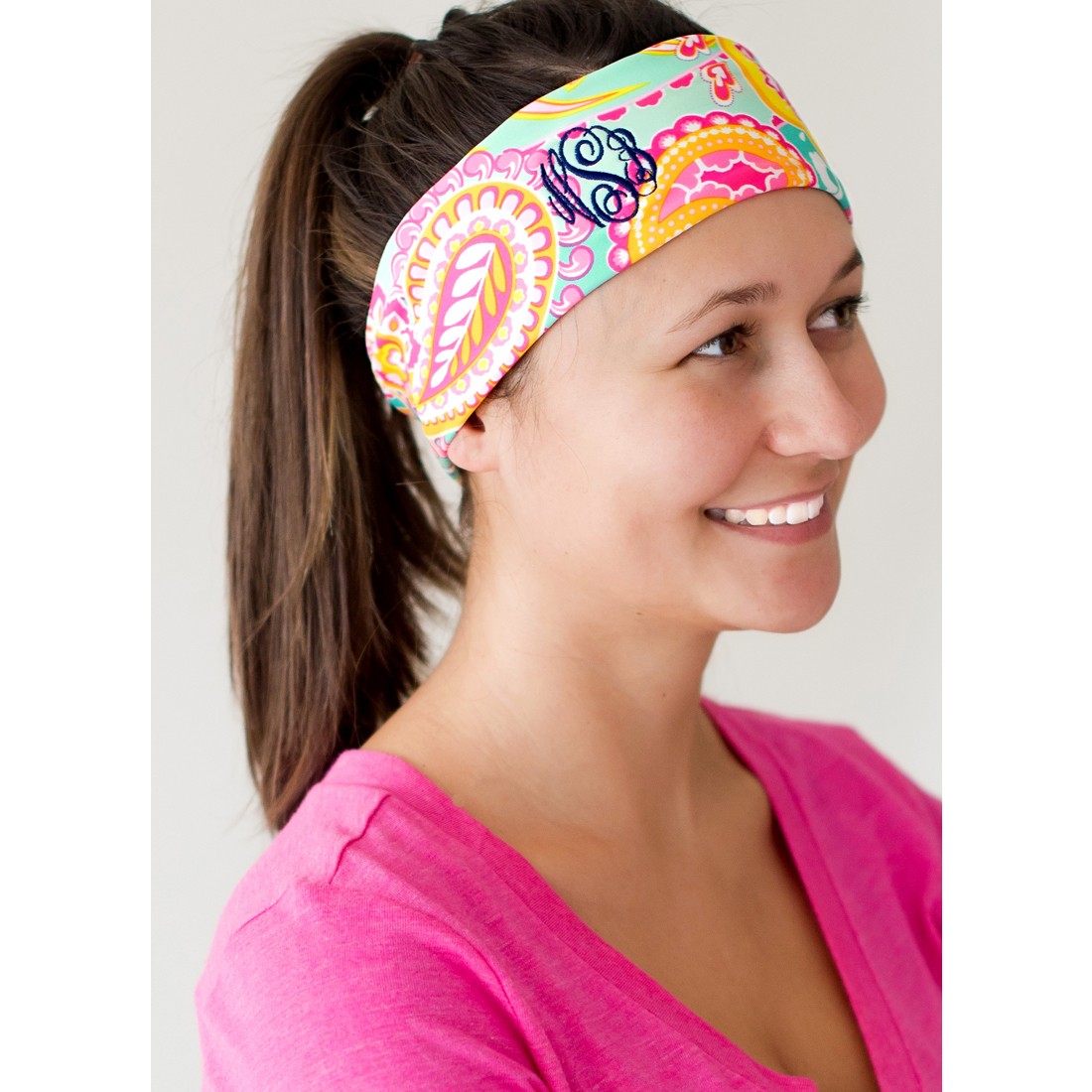 Active Headband in Summer Paisley - CLOSEOUT