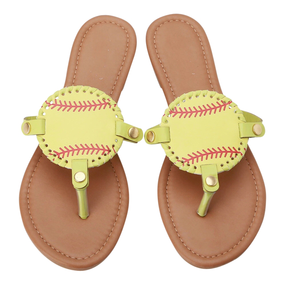 Gameday EasyStitch Medallion Sandals - SOFTBALL - CLOSEOUT