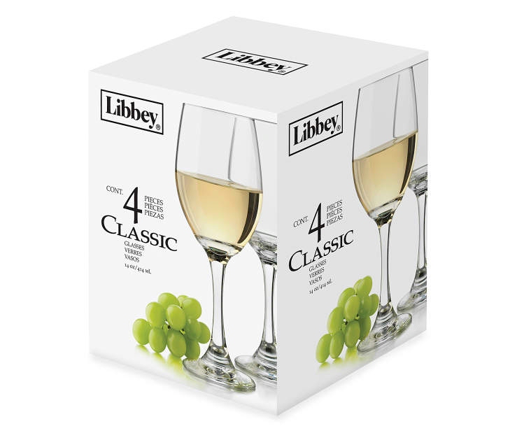 Libbey Classic Wine 4-Piece Glassware Set - CLOSEOUT