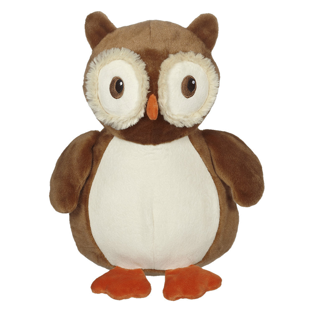Embroidery Buddy Stuffed Animal - Okie Owl 16" 