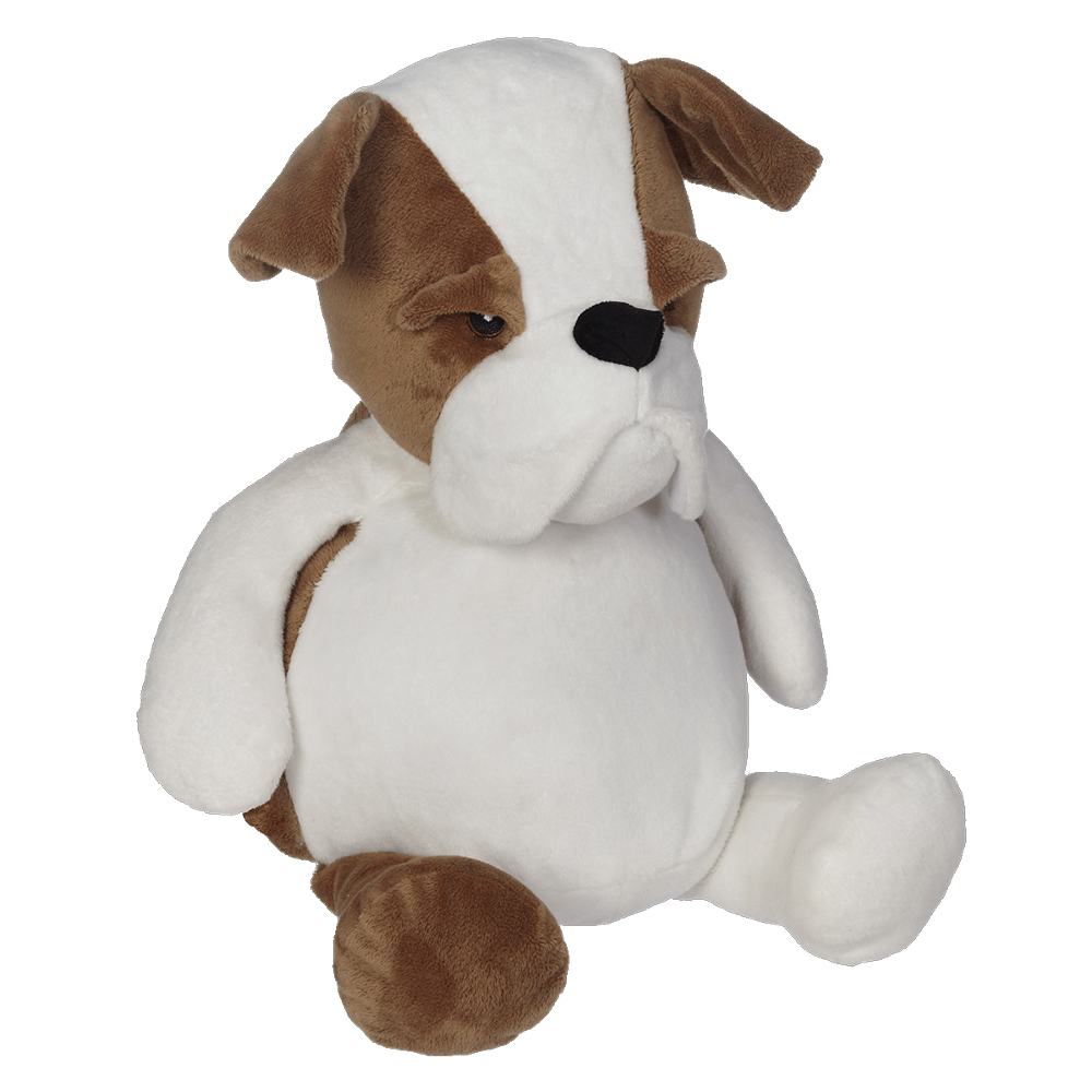 Embroidery Buddy Stuffed Animal - Buster Bulldog 16" 