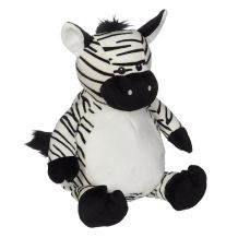 Embroidery Buddy Stuffed Animal - Zachary Zebra 16" 