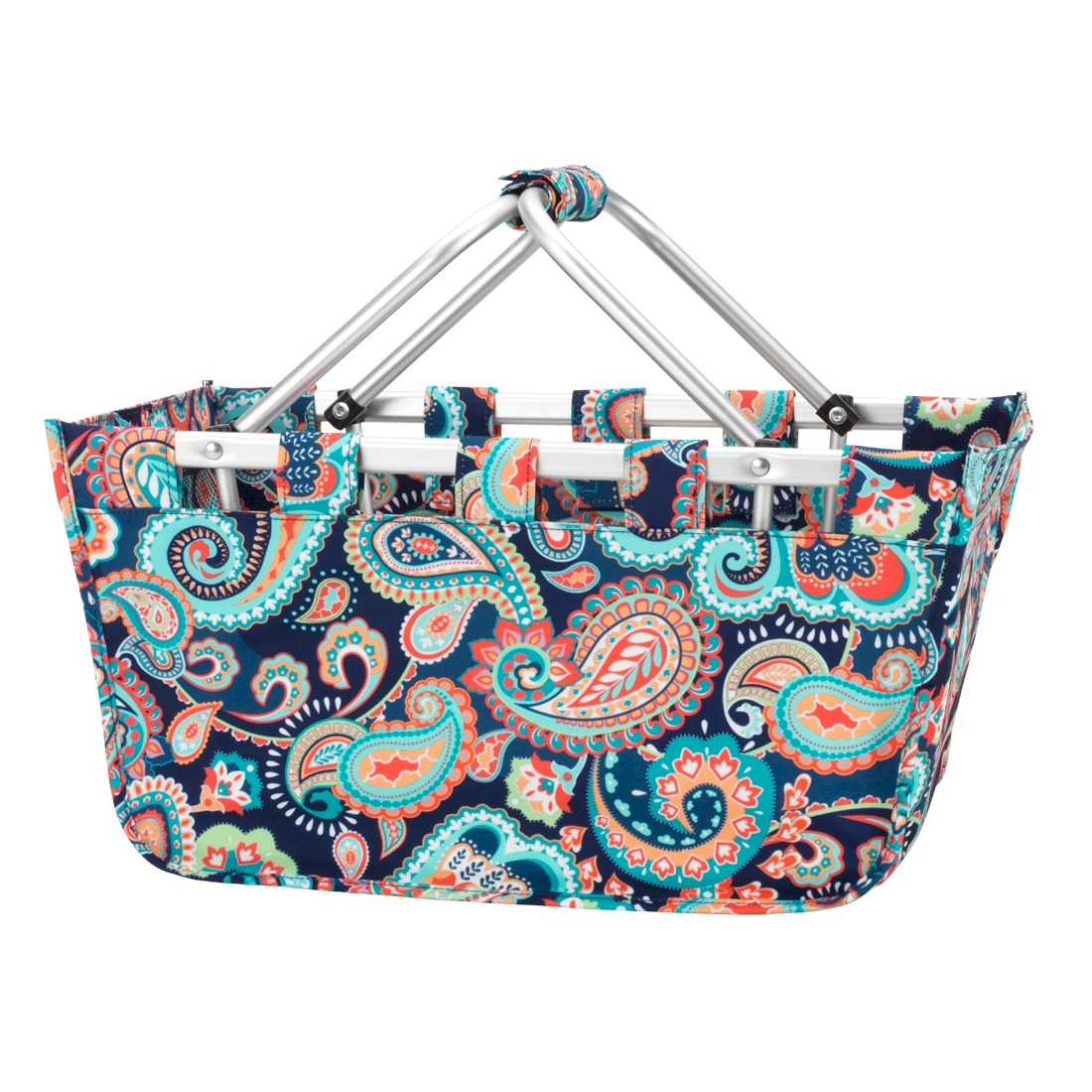 Foldable Market Tote Embroidery Blanks - EMERSON PAISLEY 