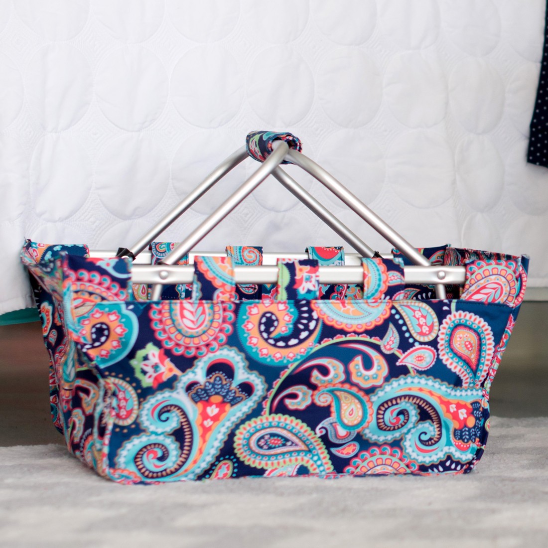 Foldable Market Tote Embroidery Blanks - EMERSON PAISLEY