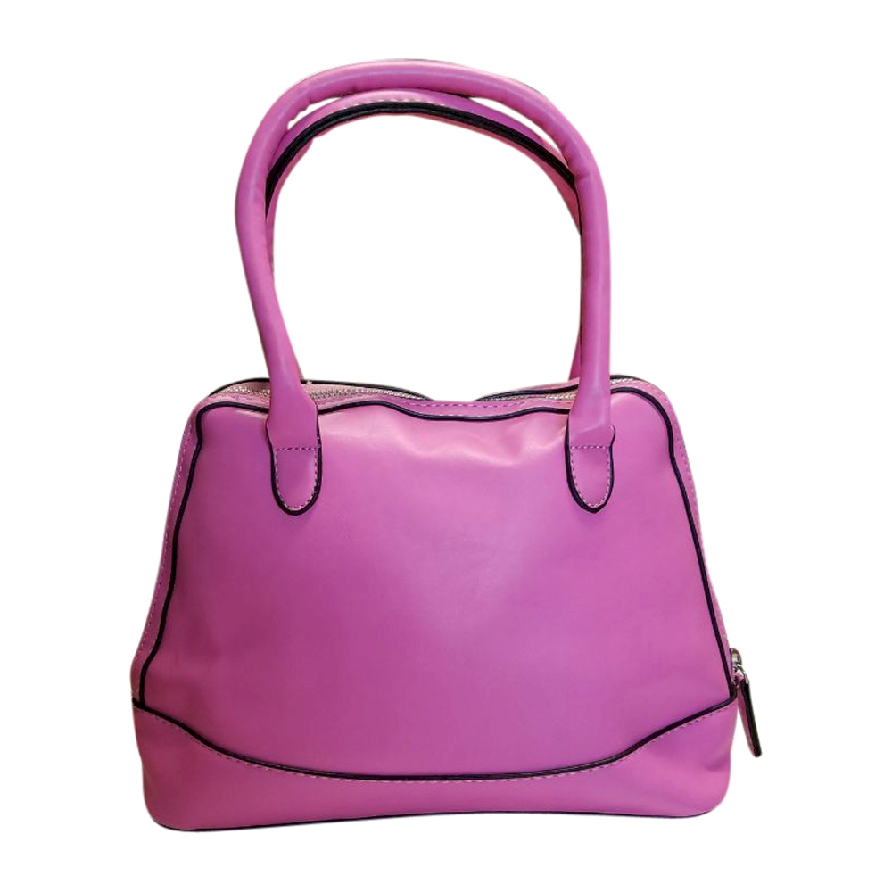 Luxurious Shell Faux Leather Handbag Purse - PINK - CLOSEOUT