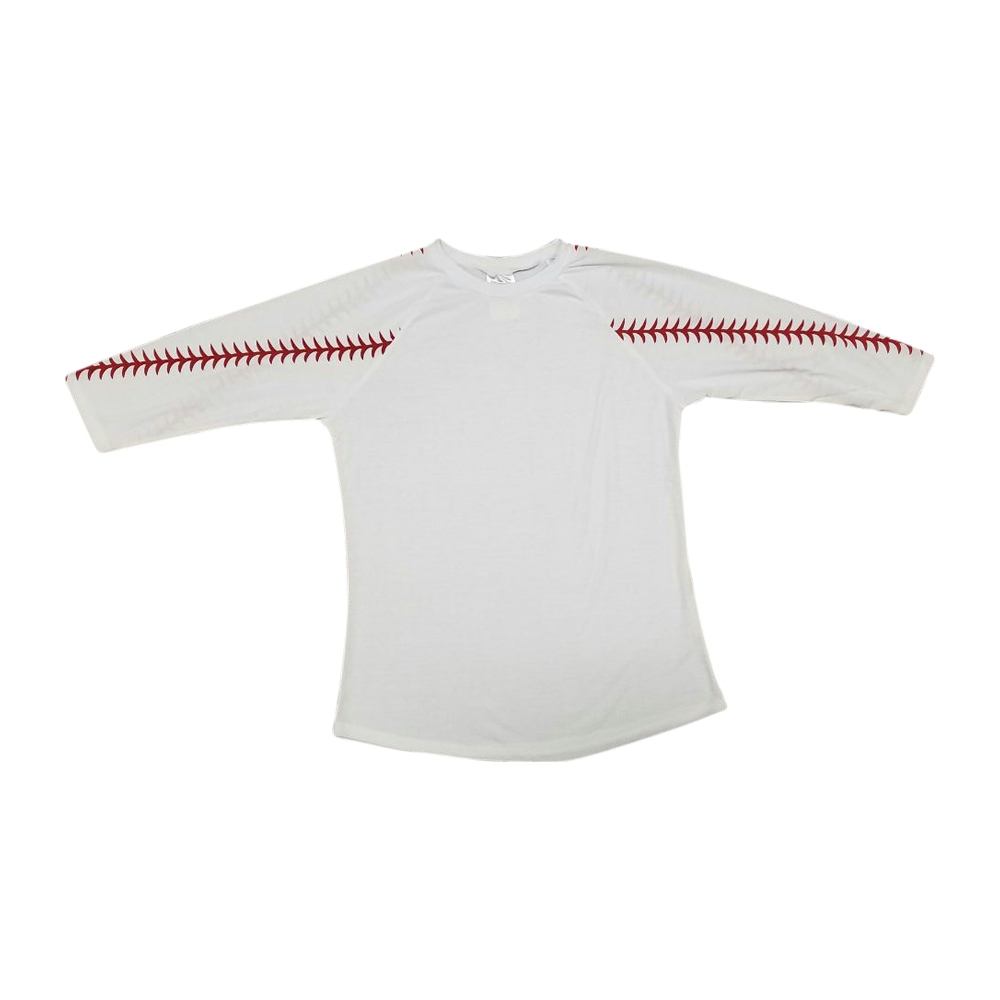 The Coral Palms® Sports Raglan Shirt - BASEBALL/WHITE - XL - IRREGULAR