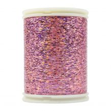 Wonderfil Hologram Slitted Polyester Thread - 300m Spool - Pink