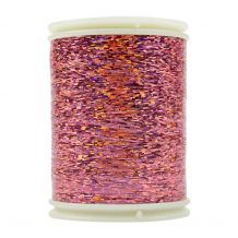 Wonderfil Hologram Slitted Polyester Thread - 300m Spool - Red