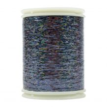 Wonderfil Hologram Slitted Polyester Thread - 300m Spool - Navy