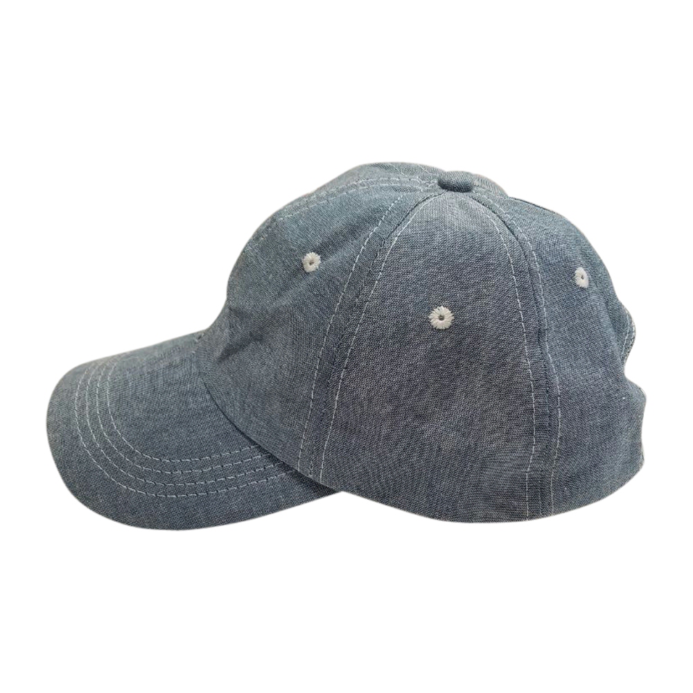 The Coral Palms® Unstructured 6 Panel Baseball Hat - CHAMBRAY - CLOSEOUT