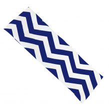 The Coral Palms� Stretch Headband in Chevron Print - NAVY/WHITE - CLOSEOUT