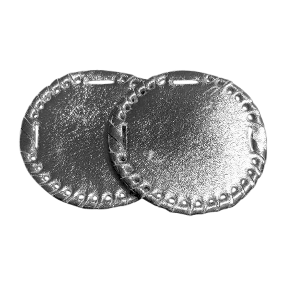 The Coral Palms® 3" EasyStitch Medallion Add-Ons One Pair - SILVER - CLOSEOUT