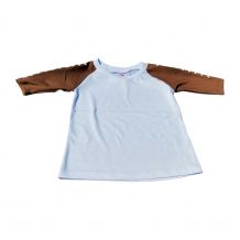The Coral Palms Toddler Sports Raglan Shirt - FOOTBALL/WHITE - CLOSEOUT
