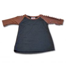 The Coral Palms Toddler Sports Raglan Shirt - FOOTBALL/BLACK - CLOSEOUT