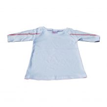 The Coral Palms� Toddler Sports Raglan Shirt - BASEBALL/WHITE - CLOSEOUT
