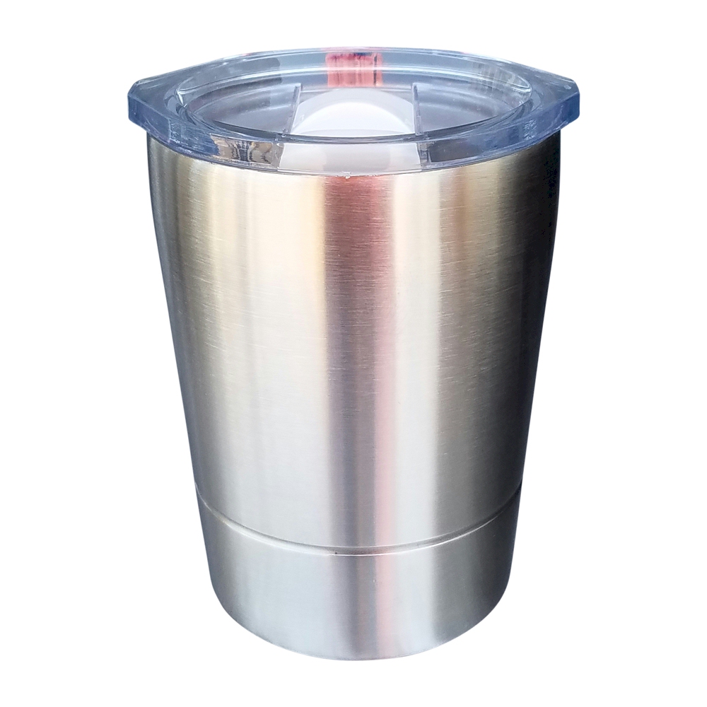 8oz Double Wall Stainless Steel Super Tumbler - STAINLESS STEEL