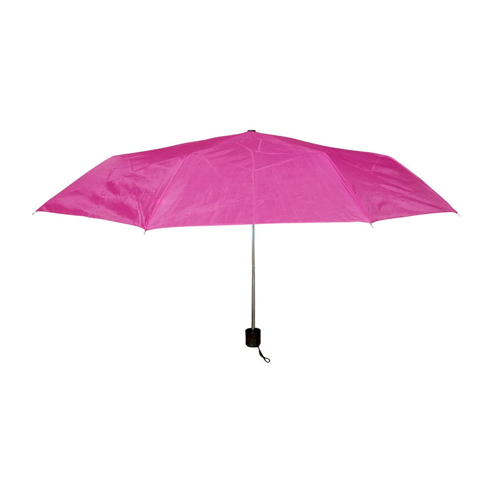 Compact Foldable Umbrella with 34" Diameter - FUCHSIA