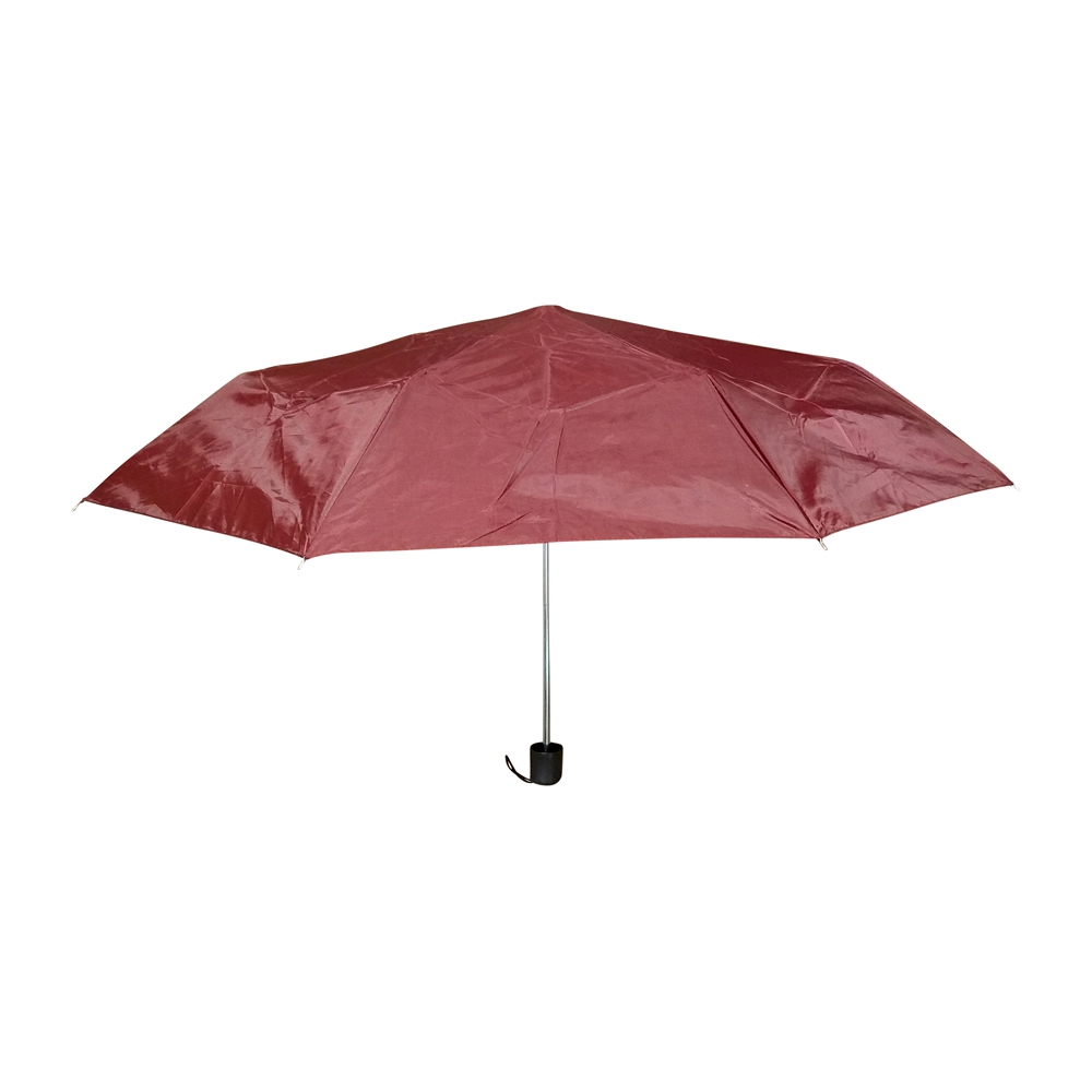 Compact Foldable Umbrella with 34" Diameter - MAROON