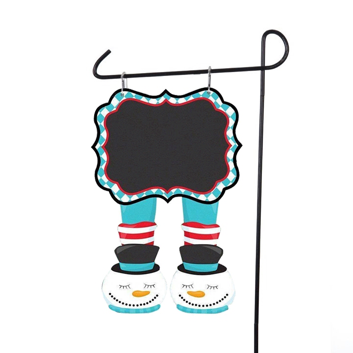 Double-Sided North Pole Garden Banner - SNOWMAN - CLOSEOUT