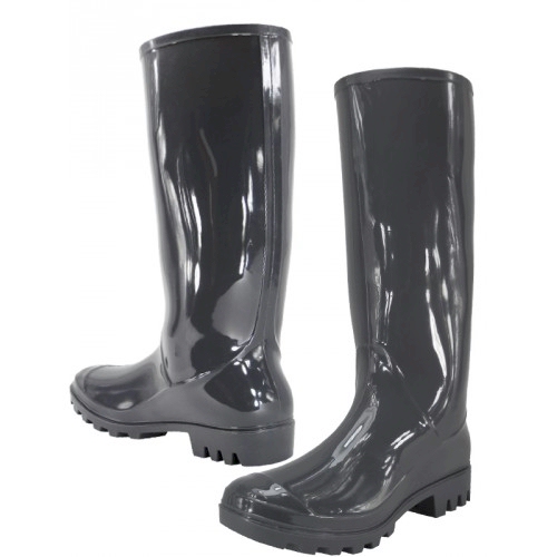 13.5" Women's Rain Boots - GRAY - CLOSEOUT