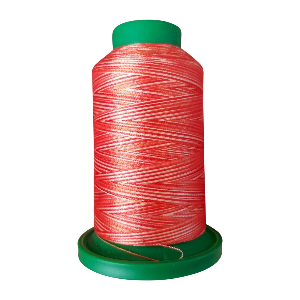 9924 Atomic Orange Multicolor Variegated Isacord Embroidery Thread