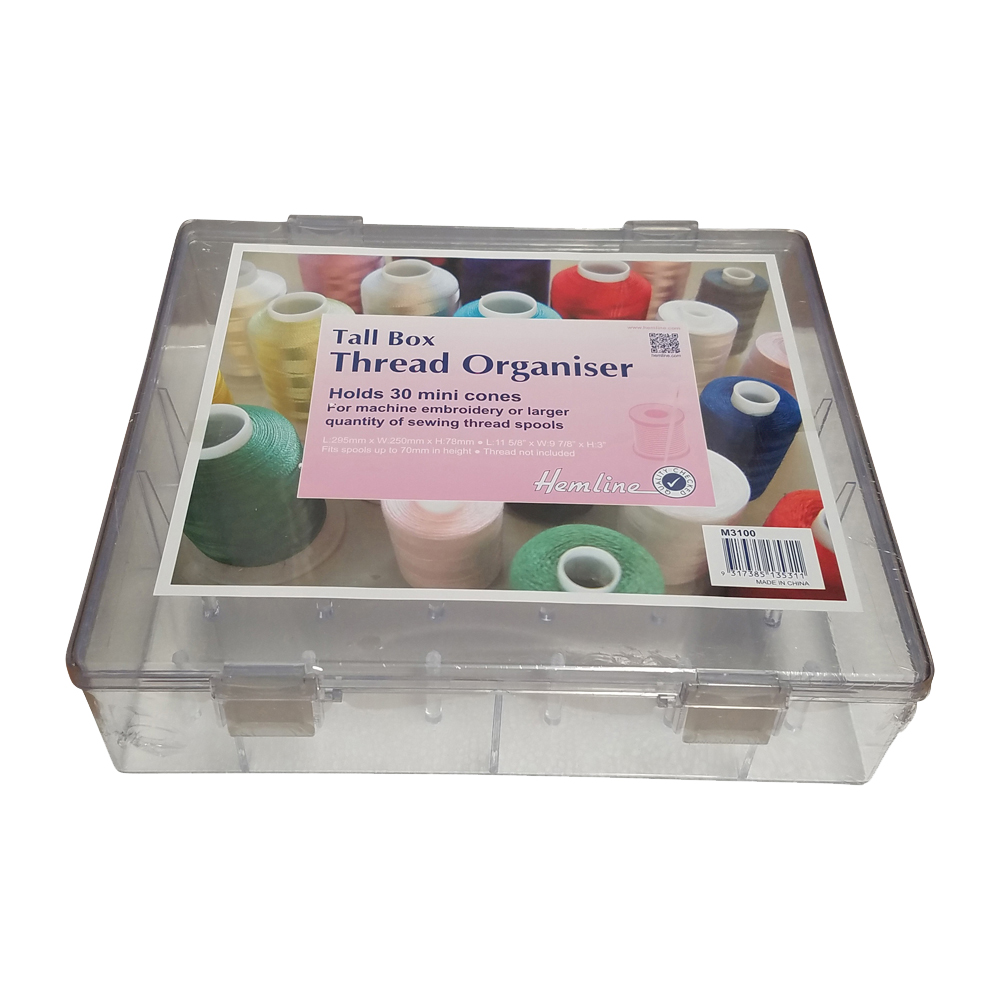 Thread Box - holds and protects up to 30 spools of thread