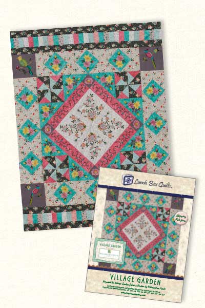 Village Garden Embroidery Designs by Lunch Box Quilts