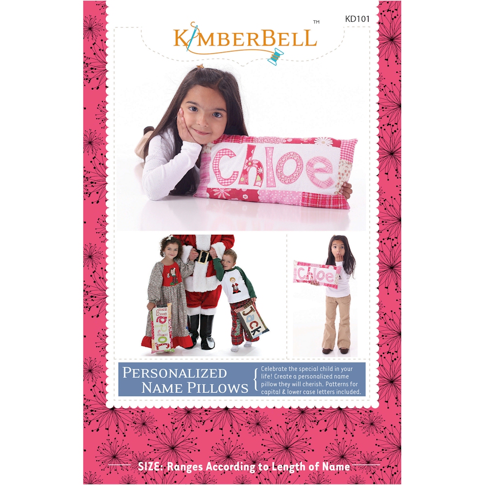 Personalized Name Pillows by Kimberbell Designs