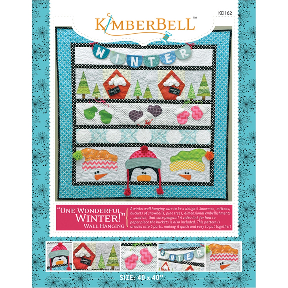 One Wonderful Winter Wall Hanging by Kimberbell Designs