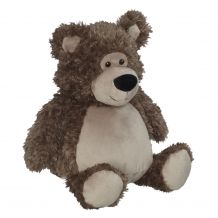 Embroidery Buddy Stuffed Animal - Bobby Buddy Bear, Brown 16" 