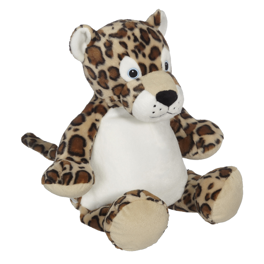 Embroidery Buddy Stuffed Animal - LeRoy Leopard 16" 