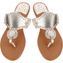 The Coral Palms® EasyStitch Stella Sandal - CHAMPAGNE GOLD - CLOSEOUT